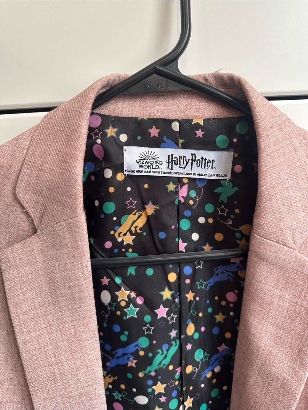 HARRY POTTER LUNA LOVEGOOD BLAZER From Fun.Com Playful Printed Lining - Picture 3 of 6
